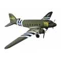 DYNAM C47 DAKOTA TWIN RAF 1470MM W/O TX/RX/BATT